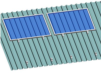 sistemas de montagem solar de telhado inclinado