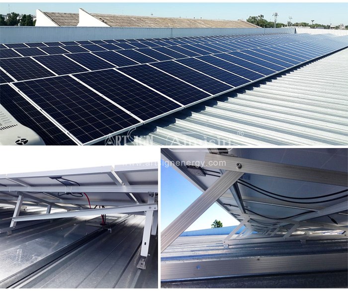 sistema de montagem de telhado solar