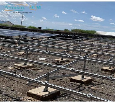 Sistema de montagem solar em aço