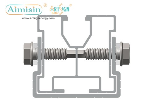 Art Sign solar rail connector AS-A-A159