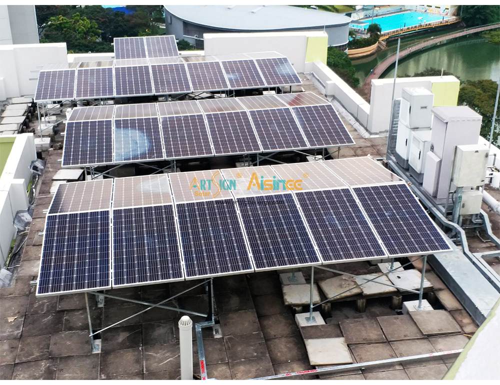 ART SIGN pv steel structure case study