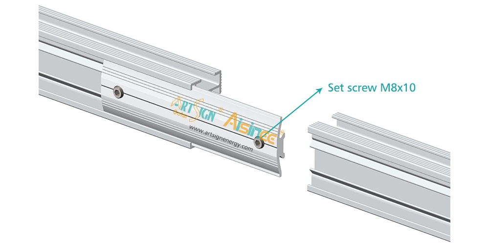 ART SIGN PV rail splice kit AS-RS-09