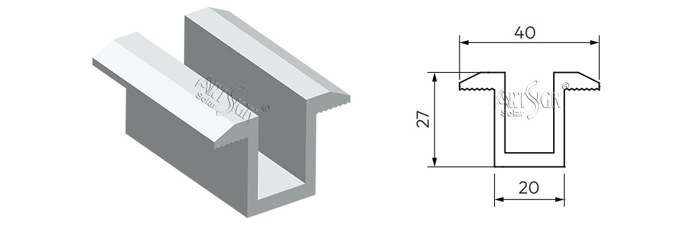 solar mounting inter clamp