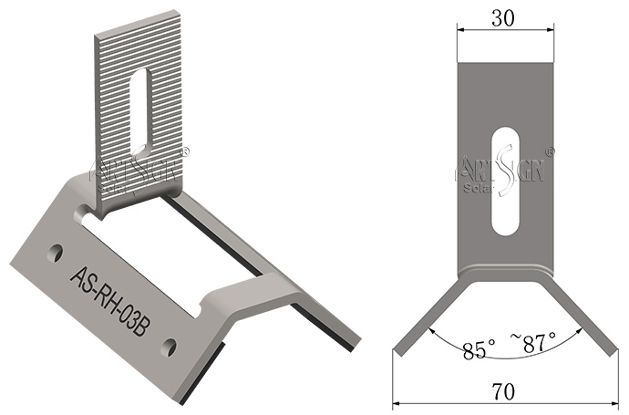 Roof hook for solar panel Roof hook for solar panel