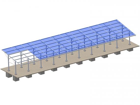 DIY residential commercial PV solar panel carport kit parking structures