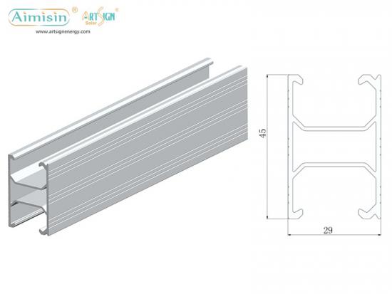 mini rail solar mounting