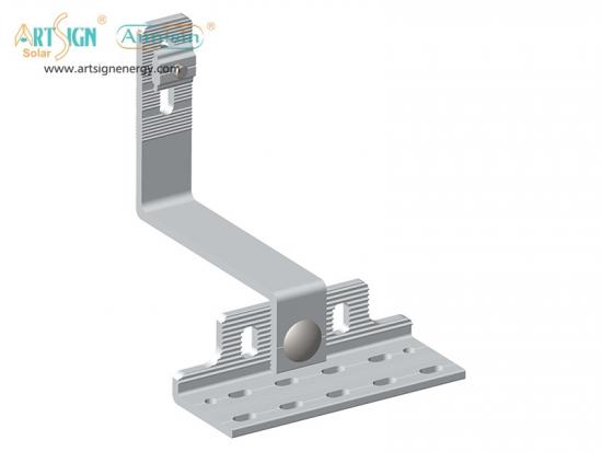 Solar mounting bracket roof hook