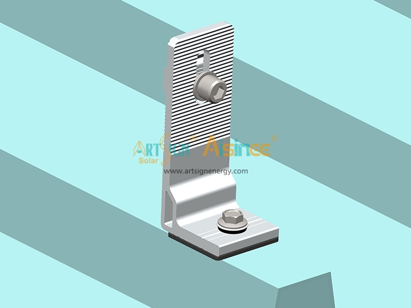 Gancho estrutural para montagem de painéis solares em telhados, número 105