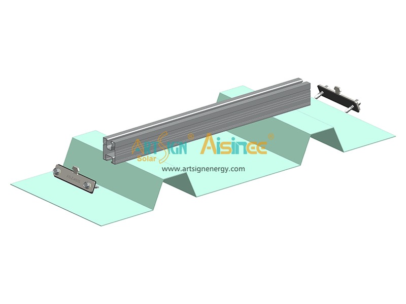 Trilho de suporte em alumínio resistente às intempéries para instalações solares em telhados | ArtSign