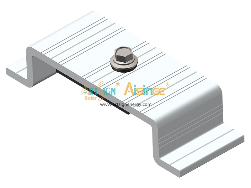 Suporte de montagem de telhado de telha para sistema solar 32# |Sinal de arte
