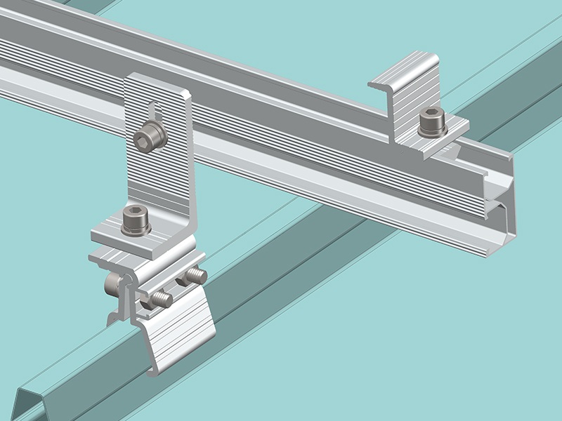 XRS-01# Conector de trilhos de montagem solar