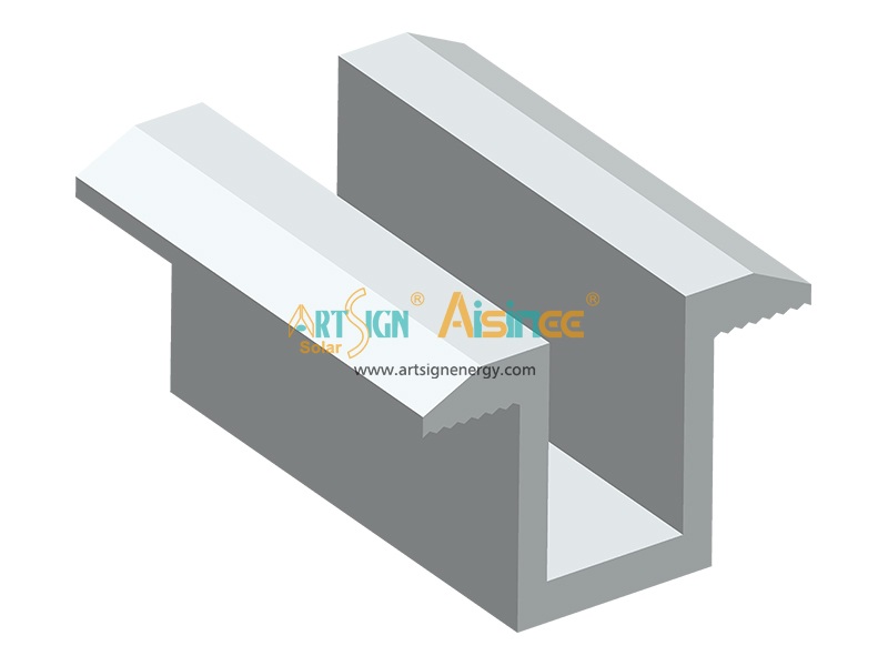Grampo intermediário solar de 30 mm 35 mm 40 mm AL6005-T5 para painéis com moldura |Art Sign