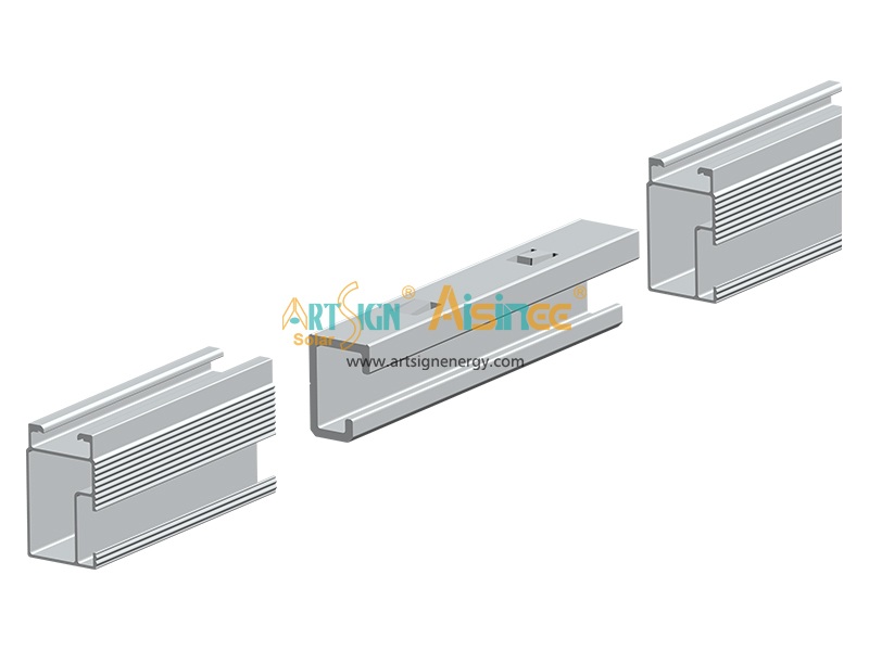Conector de emenda CR Rail 02# para sistema de montagem solar | Art Sign