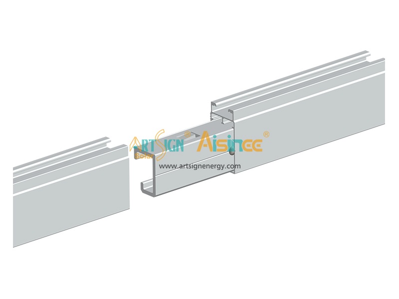 Conector de emenda CR Rail 02# para sistema de montagem solar | Art Sign