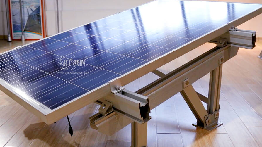 arte SIGN ™ painéis solares guia de instalação do sistema montado no solo