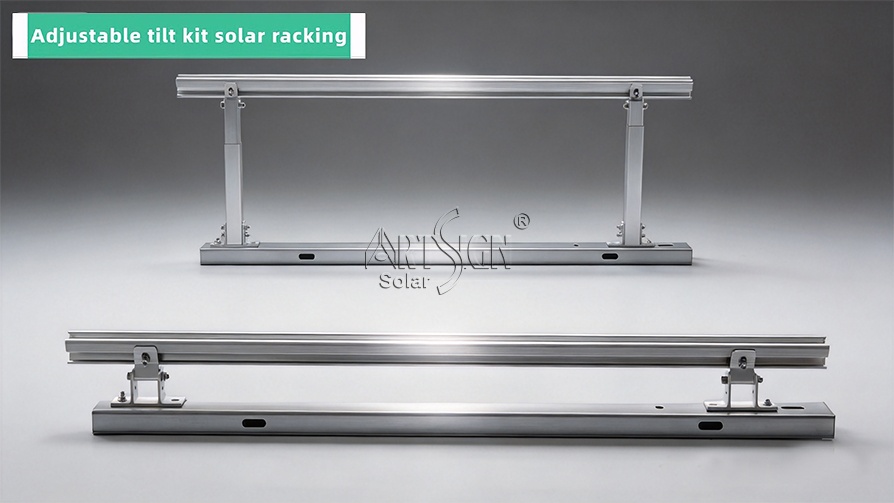 Kit de inclinação ajustável em alumínio para estrutura de montagem solar |Art Sign