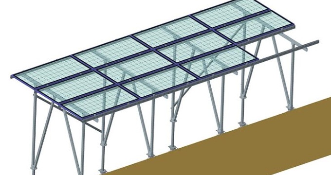 artsign novo projeto de estrutura solar
