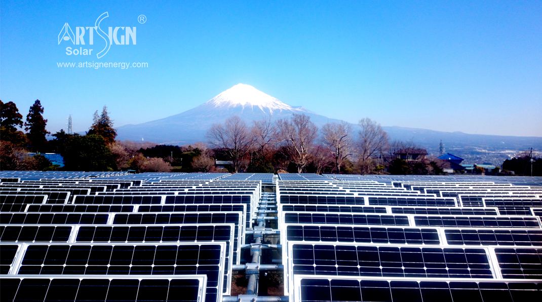Solar Solar Agricultura / Fazenda Sistema de montagem no solo no Japão