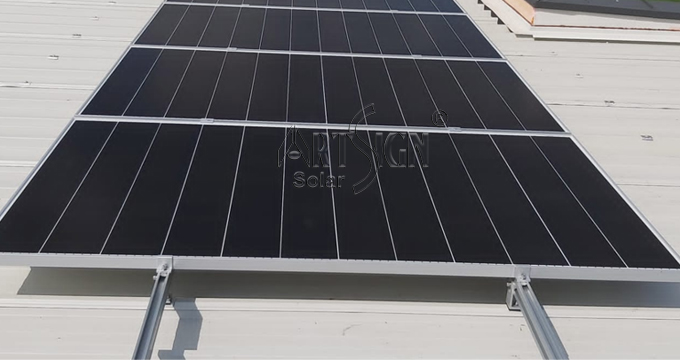 Gancho solar universal para telhado de telha com sistema de montagem fotovoltaica em trilho de alumínio | Art Sign