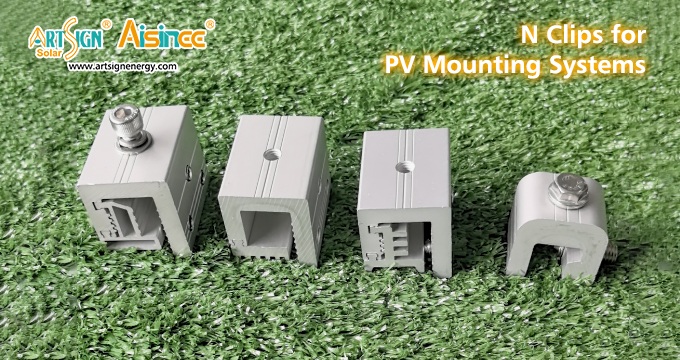 Clips N para sistemas de montagem fotovoltaica | ArtSign